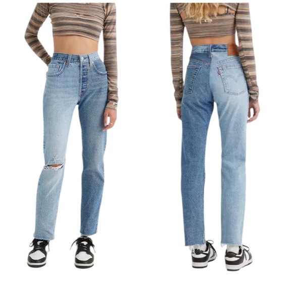 Levi's Two-Tone 501 Jeans - Picture 1 of 12